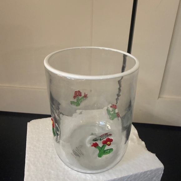 NWT Anthropologie Icon  Flower Juice Glass - Picture 2 of 6